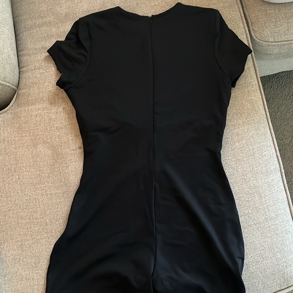 Black short sleeve, shorts bodysuit - Picture 2 of 2